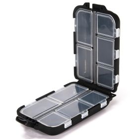 10 Compartment Waterproof Bait Storage Box - Black