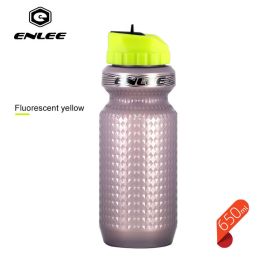 Outdoor Sport Plastic Portable Water Bottle Drinkware - Yellow