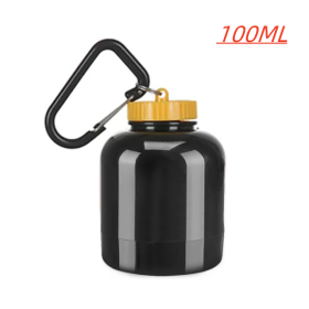 Mini Portable Protein Powder Bottles with Keychain Health Funnel Medicine Bottle Small Water Cup Outdoor Sport Storage - 100ml-03