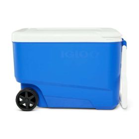 38 qt. Freezer on wheels; blue - Blue