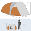 Hiking Traveling Portable Backpacking Camping Tent - As pic show - Style B