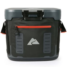 36 Pot Welded Hard Edge Cooler, Grey/Black - grey black - Advanced Insulation