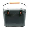 26 Quart High Performance Roto-Molded Cooler with Microban, Gray - Grey