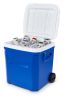 60 Qt Laguna Ice Chest Cooler with Wheels, Blue - Blue