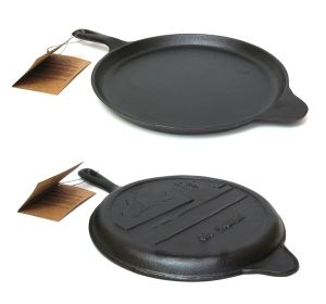 Old Mountain Cast Iron Preseasoned Round Griddle 10.5'' - 0166-10147