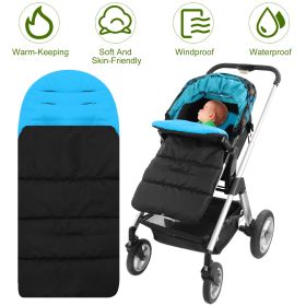 Baby Stroller Sleeping Bag Newborn Swaddle Wrap Toddle Winter Warm Footmuff Blanket  - Blue