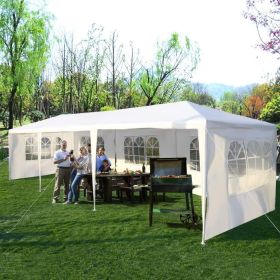 3 x 9m Five Sides Waterproof Tent with Spiral Tubes - one size