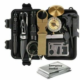 14-in-1 Outdoor Emergency Tactical Gear Kit