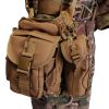 ANTARCTICA Waterproof Military Tactical Drop Leg Pouch Bag Type B Cross Over Leg Rig Outdoor Bike Cycling Hiking Thigh Bag - Brown