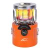 2000W 2 In 1 Camping Stove Tent Heater Outdoor Gas Stove Portable Backpacking Stove - Orange