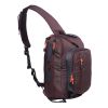 Fly Fishing Sling Packs Fishing Tackle Storage Shoulder Bag - Brown