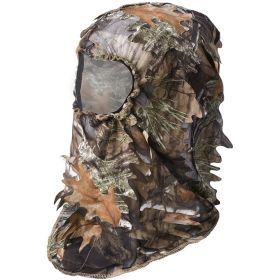 Kylebooker Ghillie Face Mask 3D Leafy Ghillie Camouflage Full Cover Headwear Hunting Accessories - mask2.0