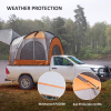 Outdoor Long Traveling Portable Pickup Truck Bed Tent - Orange - Truck Tent