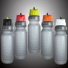 Outdoor Sport Plastic Portable Water Bottle Drinkware - White