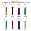 35Pcs Emergency Whistles Extra Loud Aluminum Alloy Whistle with Key Chain Ring for Camping Hiking Hunting Outdoor Sports Emergency Situations - Whistl