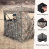 Outdoor Hunting Blind Portable Pop-Up Ground Tent - Camouflage A - Ground Tent