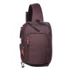 Fly Fishing Sling Packs Fishing Tackle Storage Shoulder Bag - Brown