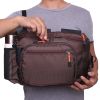 Fly Fishing Sling Packs Fishing Tackle Storage Shoulder Bag - Brown