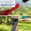 Outdoor Garden Camping Hammock With Straps;  Durable Hammock Holds - Red - 280*80cm