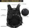 Tactical Range Backpack Bag, VOTAGOO Range Activity Bag For Handgun And Ammo, 3 Pistol Carrying Case For Hunting Shooting - Black