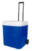 60 Qt Laguna Ice Chest Cooler with Wheels, Blue - Blue