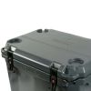 45-quart hard-sided cooler, charcoal gray - charcoal gray - Advanced Insulation