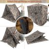 Outdoor Hunting Blind Portable Pop-Up Ground Tent - Camouflage A - Ground Tent