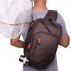 Fly Fishing Sling Packs Fishing Tackle Storage Shoulder Bag - Brown