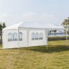 20''x10''(3 x 6m) Six Sides Two Doors Waterproof Tent with Spiral Tubes For Household;  Wedding;  Party;  Parking Shed  XH - 20''x10''