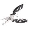 Outdoor Curved Mouth Fishing Pliers Hook Scissors Fishing Line Scissors Eagle Nose Pliers Lure Scissors Stainless Steel Lure Pli - Black