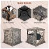 Outdoor Hunting Blind Portable Pop-Up Ground Tent - Camouflage A - Ground Tent