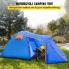 Outdoor Hiking Portable Easy Camping Tent for 3 -5 Person - Blue & Orange - Camping Tent