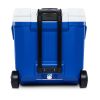 60 Qt Laguna Ice Chest Cooler with Wheels, Blue - Blue