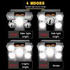 5 LED USB Rechargeable Headlamp; Portable Built-in 18650 Battery Head Flash Light; Waterproof For Expedition Outdoor Camping Fishing - Silvery