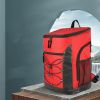 Backpack Cooler Thermo Bag Lunch Bento Ice Pack Outdoor Picnic - Red - Picnic Backpack