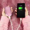 Portable Hand Warmer 5000mAh Power Bank Rechargeable Pocket Warmer Double-Sided Heating Handwarmer - Rose Gold