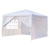 3X3M Four Sides Portable Home Party Use Waterproof Tent with Spiral Tubes Indoor - 3M