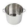 Stainless Steel 20-Quart Stock Pot with Glass Lid - 20qt