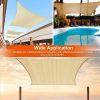 Outdoor Patio Garden Backyard Shade Canopy UV Shelter Canopy - Beige - 300*300 cm