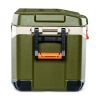 52 qt. Hard Surface Refrigerator Cooler, Green and Orange - Green/Orange