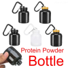 Mini Portable Protein Powder Bottles with Keychain Health Funnel Medicine Bottle Small Water Cup Outdoor Sport Storage - 100ml-03