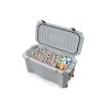 High Performance Wheeled Hard Case Cooler, Gray - grey - Advanced Insulation