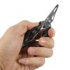 Outdoor Curved Mouth Fishing Pliers Hook Scissors Fishing Line Scissors Eagle Nose Pliers Lure Scissors Stainless Steel Lure Pli - Black