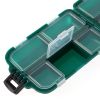 10 Compartment Bait Storage waterproof Box For Bait, Hooks Multipurpose Plastic Storage Box Fishing Tackle Accessories Box - Black G680B