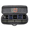 Kylebooker RB03 Fly Fishing Rod & Gear Bag Case;  Hold up to 4 Fishing Rods;  Heavy-Duty Honeycomb Frame - Grey