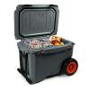 45-quart hard-sided cooler, charcoal gray - charcoal gray - Advanced Insulation