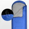 Outdoor Camping Sleeping Bag Thickened Adult Hollow Cotton Winter Sleeping Bag - 33.5oz - (70.8"+11.8")*29.5"