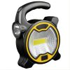 1pc LED COB Camping Flashlight Lantern AA Battery Power Floodlight + Side Torch Light Mini Portable COB Camping Lamps Work Lights(Without Battery) - B