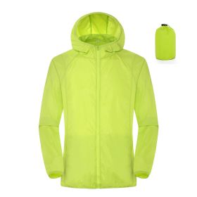 Summer Outdoor Sun Protection Clothing Women's Lightweight Waterproof Windbreaker (Option: Green-S)