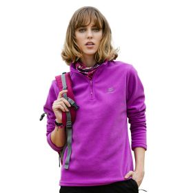 Jacket Liner Pullover Fleece Outdoor Clothing (Option: Purple-M)